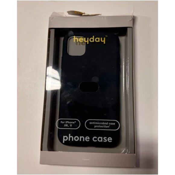 Heyday Apple iPhone 11/XR Silicone Case Black - Picture 2 of 4